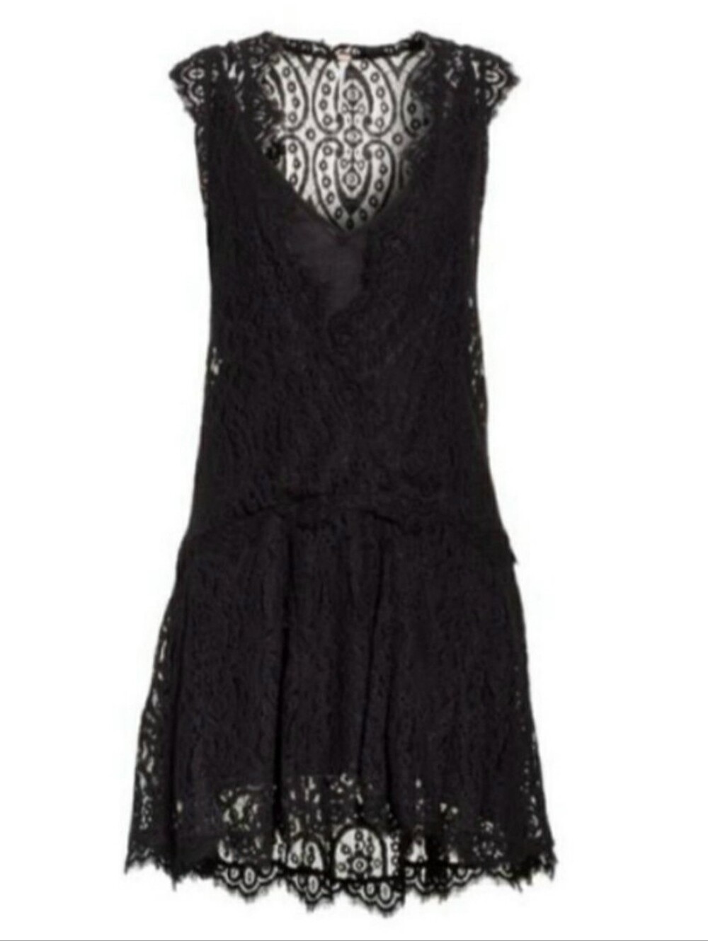 Free People Heart In Two Lace Mini Dress